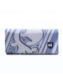 Monedero Mujer VAHO Blanco y Celeste | Original