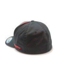 Gorra FLEXFIT 6277FB negro/rojo