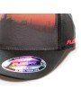 Gorra FLEXFIT 6277FB negro/rojo