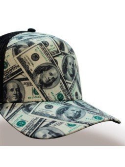 Gorra trucker TOP HATS Dolares Talla Adulto Ajustable