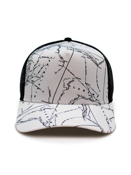 Gorra trucker TOP HATS Mapa Talla Adulto Ajustable