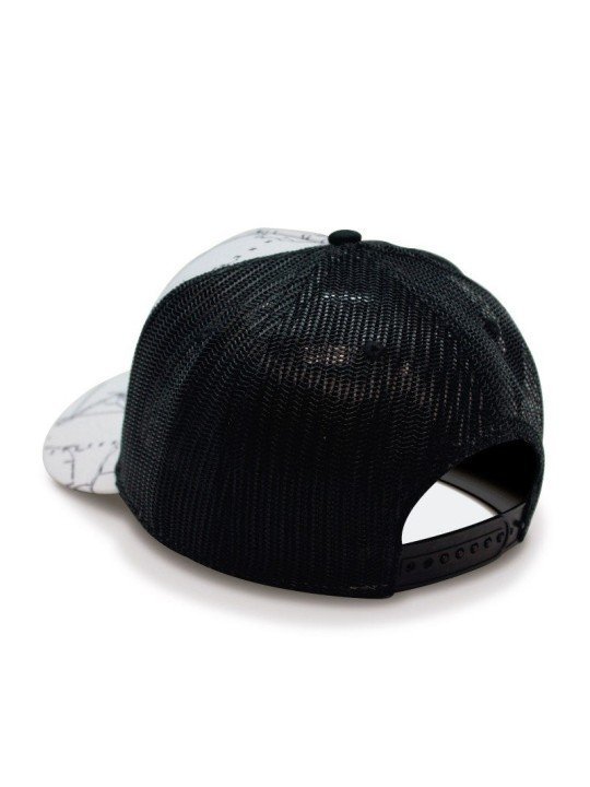 Gorra trucker TOP HATS Mapa Talla Adulto Ajustable