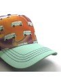 Gorra trucker TOP HATS Mosaico de Mini Furgonetas Talla Adulto Ajustable