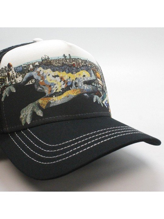 Trucker cap TOP HATS Lagarto Gaudi Barcelona Adjustable Adult Size