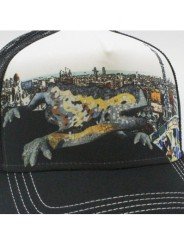 Gorra trucker TOP HATS Lagarto Gaudi Barcelona Talla Adulto Ajustable