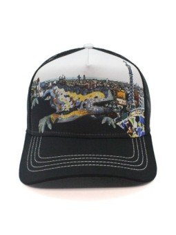 Gorra trucker TOP HATS Lagarto Gaudi Barcelona Talla Adulto Ajustable