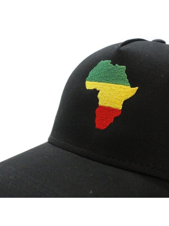Gorra de rejilla Top Hats AFRICA negro