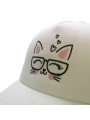 Top Hats CAT JAPAN white trucker Cap
