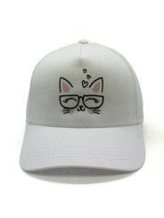 Gorra de rejilla Top Hats CAT JAPAN blanco