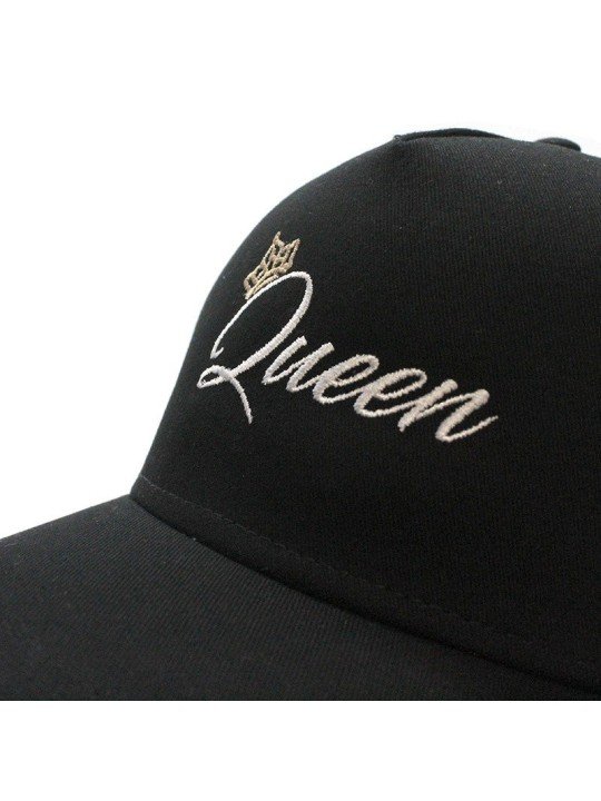 Gorra de rejilla Top Hats QUEEN negro