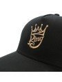 Gorra de rejilla Top Hats KING negro