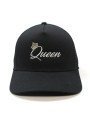 Pack 2 Gorras de rejilla Top Hats KING + QUEEN negro