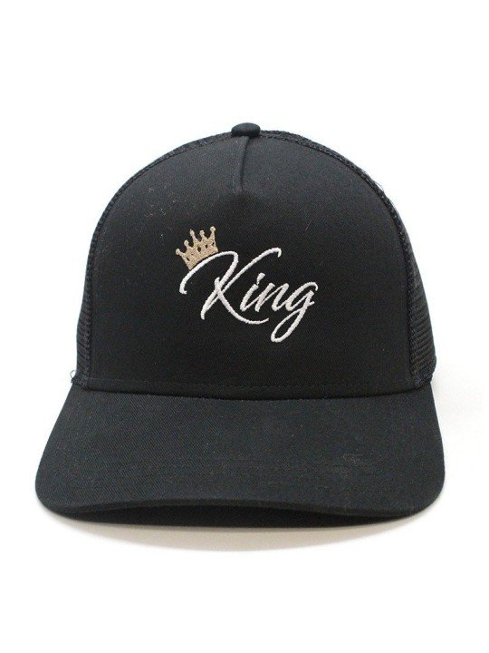 Top Hats KING black trucker Cap