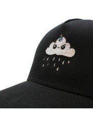 Gorra de rejilla Top Hats NUBE UNICORNIO negro