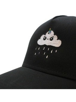 Gorra de rejilla Top Hats NUBE UNICORNIO negro
