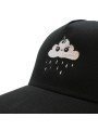 Gorra de rejilla Top Hats NUBE UNICORNIO negro