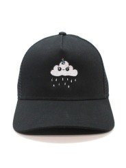 Gorra de rejilla Top Hats NUBE UNICORNIO negro