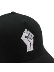 Gorra de rejilla Top Hats BLACK LIVES MATTER negro