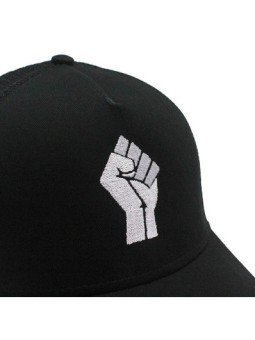 Gorra de rejilla Top Hats BLACK LIVES MATTER negro
