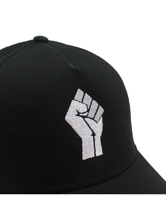 Gorra de rejilla Top Hats BLACK LIVES MATTER negro