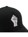 Gorra de rejilla Top Hats BLACK LIVES MATTER negro
