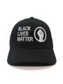 Gorra de rejilla Top Hats BLACK LIVES MATTER negro