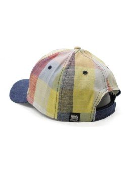 Jeans Cap Multicolor Crown Denim Visor Adult Size Top Hats