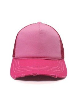 Gorra Rapper Destroyed de Rejilla de Atlantis | Gorra Personalizable con Bordado