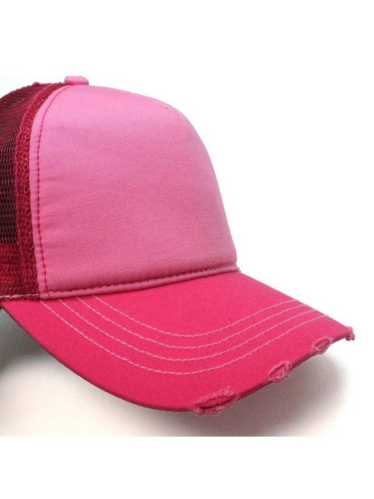Gorra Rapper Destroyed de Rejilla de Atlantis | Gorra Personalizable con Bordado