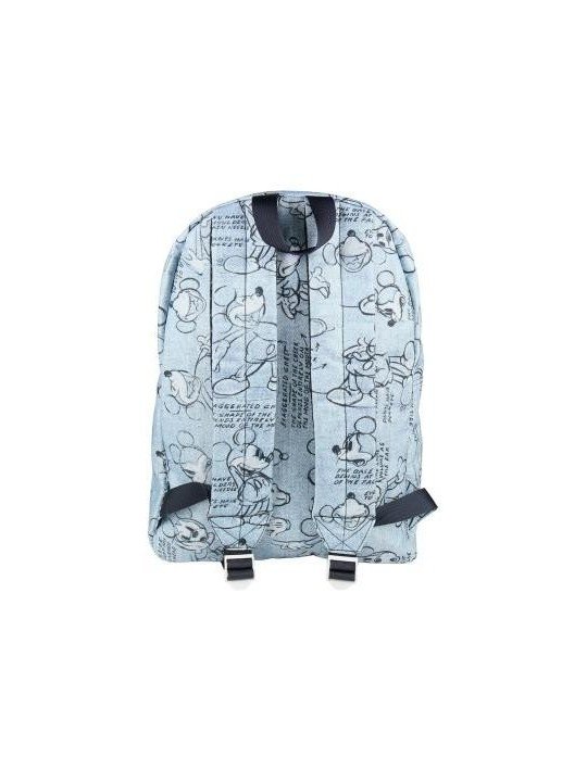 Mochila Mickey Mouse Celeste | Ligera y Práctica
