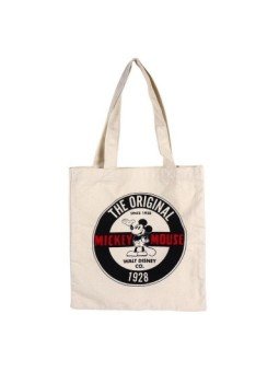Mickey MOUSE beige cotton bag | Top Hats