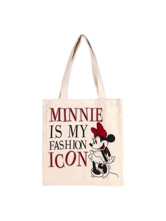 Bolso Minnie MOUSE con asas, de algodón | Top Hats