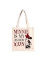 Minnie MOUSE cotton beige Bag | Top Hats