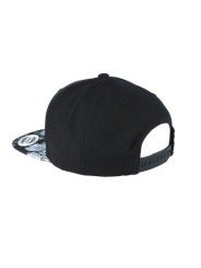 Gorra Flexfit Snapback con Visera Plana Estampada de Rosas | Ajustable