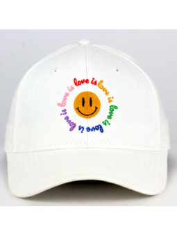 Gorra trucker TOP HATS LOVE IS LOVE LGTBIQ+ Talla Adulto Ajustable