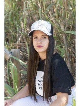 Gorra trucker TOP HATS Mapa Talla Adulto Ajustable