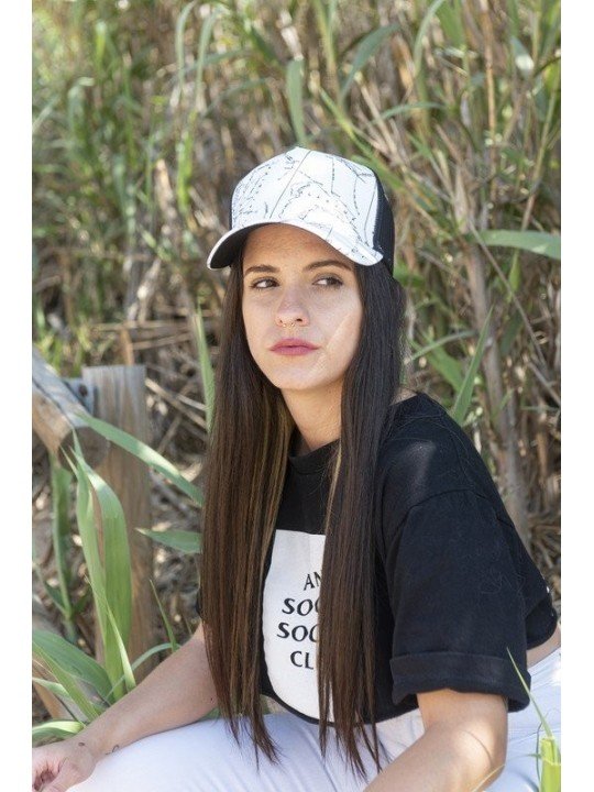 Gorra trucker TOP HATS Mapa Talla Adulto Ajustable