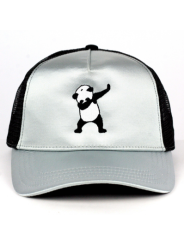 Gorra PANDA BAILANDO Rapper Satin | Top Hats