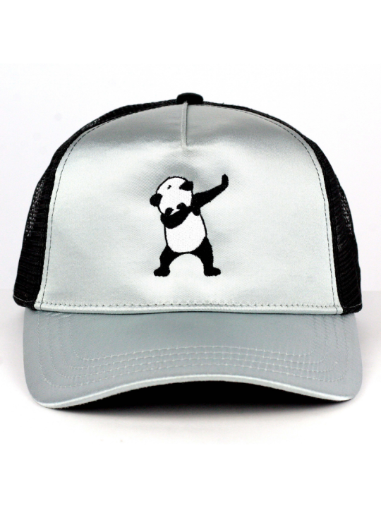 Rapper Satin PANDA DANCING Trucker Cap | Top Hats