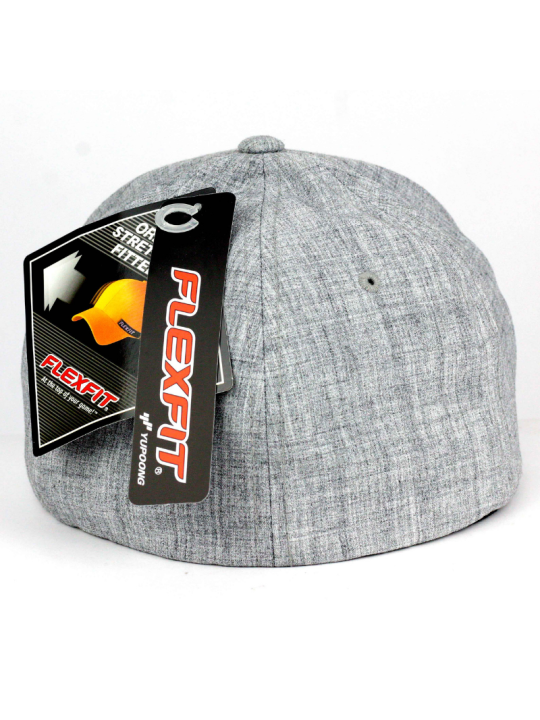 Gorra Flexfit Cerrada Gris Jaspeada | Estilo Urbano Moderno