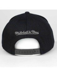 Brooklyn NETS NBA Melange logo INTL120 Mitchell & Ness black Cap