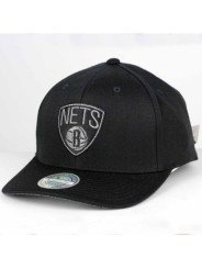 Gorra Brooklyn NETS NBA Melange logo INTL120 Mitchell & Ness negro
