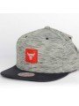 Gorra Chicago BULLS NBA Brushed Melange 353VZ Mitchell and Ness gris
