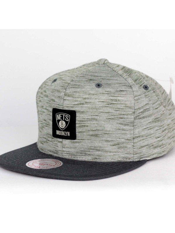 Gorra Brooklyn NETS NBA Brushed Melange 353VZ Mitchell and Ness gris