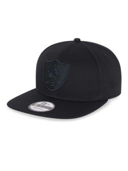 Gorra New Era snapback Las Vegas Raiders NFL Black On Black 9Fifty adulto ajustable