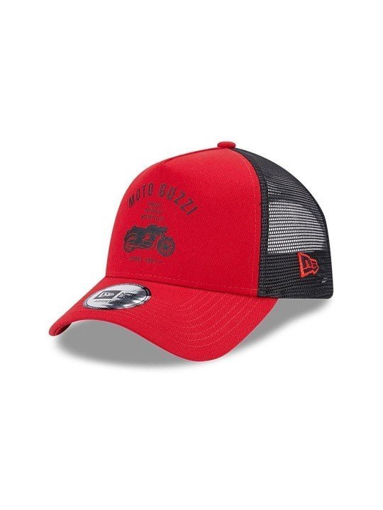 Moto Guzzi Heritage A-Frame New Era Adult Adjustable Trucker Cap