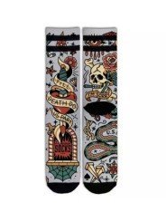 Calcetines American Socks en Top Hats| till death do us, mid-high, gris