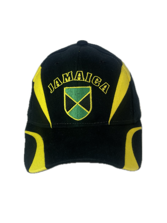 Gorra JAMAICA Bordada | Escudo con Bandera de Jamaica