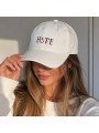 HATE LOVE embroidered adjustable cap | Top Hats