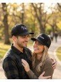 King & Queen Couple Caps Set – Matching Embroidered Crowns Hats for Couples